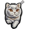 NIMMY magnetic hanger DENIM FASHION BRITISH SHORTHAIR CAT juodas