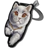 NIMMY magnetic hanger DENIM FASHION BRITISH SHORTHAIR CAT juodas