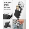 Dėklas SPIGEN S314-4 SLIM FOLD TRIPOD WALLET MAGSAFE Juodas
