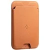Dėklas Spigen Valentinus MagSafe Universal Magnetic Card Holder Metallic oranžinės spalvos