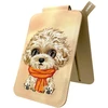 Dėklas Magnetyczny portfel stojak na telefon Nimmy New Big-Eye Cute Pets 2.0 Dog ruda