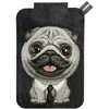 Dėklas Magnetyczny portfel stojak na telefon Nimmy New Big-Eye Cute Pets 2.0 Dog juoda