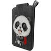 Dėklas Magnetyczny portfel stojak na telefon Nimmy New Big-Eye Cute Pets 2.0 Panda juoda