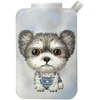 Dėklas Magnetyczny portfel stojak na telefon Nimmy New Big-Eye Cute Pets 2.0 Dog pilka