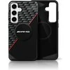 Mercedes AMG Double Layer Rhombs MagSafe Samsung Galaxy S25 Plus dėklas telefonui juodos ir raudonos spalvos