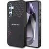 Mercedes AMG Double Layer Rhombs MagSafe Samsung Galaxy S25 Plus dėklas telefonui juodos ir raudonos spalvos