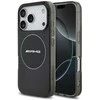 Mercedes Dėklas AMG Double Layer skaidrus Smocked MagSafe skirtas Apple iPhone 17 Pro juodos spalvos