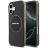 Mercedes AMG Double Layer skaidrus Smocked MagSafe dėklas skirtas Apple iPhone 17 juodos spalvos