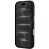 Mercedes Dėklas AMG HC Silicone Bow Lines MagSafe iPhone 18 Pro / 17 Pro juodai geltonas