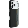 Mercedes Dėklas AMG HC Silicone Bow Lines MagSafe skirtas iPhone 18 Pro Max / 17 Pro Max, juodai geltonas