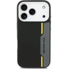 Mercedes Dėklas AMG HC Silicone Bow Lines MagSafe skirtas iPhone 18 Pro Max / 17 Pro Max, juodai geltonas
