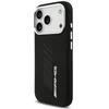 Mercedes Dėklas AMG Silicone Oversize Rhombs MagSafe skirtas iPhone 18 Pro / 17 Pro juodas