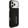 Mercedes AMG silikoninis didelis rombų rašto dėklas su MagSafe, skirtas iPhone 18 Pro Max / 17 Pro Max, juodas