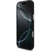 Mercedes AMG silikoninis didelis rombų rašto dėklas su MagSafe, skirtas iPhone 18 Pro Max / 17 Pro Max, juodas