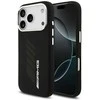 Mercedes AMG Silicone Oversize Rhombs MagSafe Dėklas skirtas Apple iPhone 17 Pro juodos spalvos