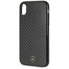 Mercedes Mercedes MEHCI61RCABK iPhone Xr juodas / juodas anglies kietas dėklas Dynamic Line