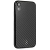Mercedes Mercedes MEHCI61RCABK iPhone Xr juodas / juodas anglies kietas dėklas Dynamic Line