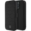 Mercedes MEBKP16X23RWRSK Apple iPhone 16 Pro Max 6.9″ juodos spalvos bookdėklas MB Waves Leather