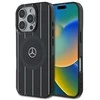 Mercedes MB Double Layer Crossed Lines MagSafe Apple iPhone 16 Pro Case - dėklas telefonui juodos spalvos