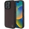 Mercedes MEHMP16L23RBGVR Apple iPhone 16 Pro 6.3″ red kietas dėklas MB Wood Imitation Leather MagSafe