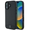 Apple iPhone 16 Mercedes Textured And Plain Leather MagSafe (MEHMP16S23RBARK) dėklas telefonui juodos spalvos