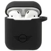 Mini Morris Mini MIACA2SLTBK AirPods dėklas juodos spalvos hard dėklas silikoninis Collection