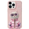 Nimmy dėklas Apple iPhone 15 Pro 6.1" rožinės spalvos Cool&amp;Cute 2.0 Cat