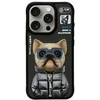 Nimmy Apple iPhone 15 Pro Max 6.7" dėklas telefonui juodos spalvos Cool&amp;Cute 2.0 Dog