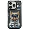 Nimmy Apple iPhone 16 Pro 6.3" dėklas telefonui juodos spalvos Cool&amp;Cute 2.0 Dog