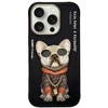 Nimmy dėklas Apple iPhone 16 Pro Max 6.9″ juodos spalvos Glasses Cool Dog