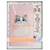 Nimmy rinkinys 2in1 užrašų knygelė + rašiklis rožinės spalvos Big Eyed Pet 2.0 Cat