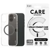 Panzer Glass CARE Flagship dėklas su Juodas MagSafe iPhone 16 Plus, skaidrus