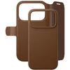 Dėklas Panzer Glass Care by PanzerGlass Tango 2w1 Wallet Case MagSafe do iPhone 18 Pro / 17 Pro ruda
