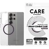 Dėklas Panzer Glass CARE by PanzerGlass Flagship Urban Combat Violetinė QI Samsung Galaxy S25 Ultra skaidrus