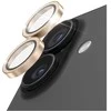 Panzer Glass Grūdintas stiklas na objektyvas PanzerGlass Hoops Glitter do iPhone 17 / 16 / 16 Plus auksinė