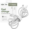 Panzer Glass Kabelis USB PanzerGlass USB-C - USB-C 2 m Baltas (EM86681)
