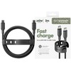 Panzer Glass Kabelis USB PanzerGlass USB-C - USB-C 2 m Juodas (EM32448)