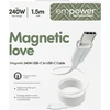 Panzer Glass PanzerGlass MAGNET 240W USB-C TO USB-C CBL