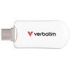 Pendrive Verbatim Plectra 256GB USB-C balta/baltas 30230