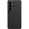 Dėklas Pitaka Edge Case Samsung Galaxy S26 Ultra, juodas
