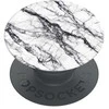 Popsockets PopGrip Basic Mobile telefono laikiklis (Baltas Stone Marble)
