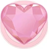 Popsockets Crystal Heart Grip MagSafe uchwyt i podstawka do telefonu rožinė