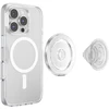 „PopSockets Kick-Out Grip“ blizgučiais aprūpintas „MagSafe“ telefono laikiklis ir stovas
