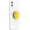 „PopSockets PopTop Combo“ emaliuotas „Be Happy“ geltoninis telefono laikiklis ir stovas