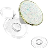 PopSockets PopTop Luxe Enamel Opal uchwyt i podstawka do telefonu balta
