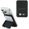 Dėklas Portfel BMW M Carbon Metal Logos MagSafe juoda