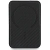 Dėklas Portfel BMW M Carbon Metal Logos MagSafe juoda