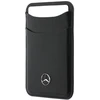 Dėklas Mercedes PU Leather MagSafe Card Holder Wallet juodos spalvos