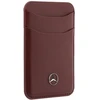 Dėklas Portfel magnetyczny Mercedes Leather raudona