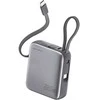 „4smarts Pocket“ dvigubas laidas, 10000 mAh, 22,5 W, su integruotu USB-C laidu
